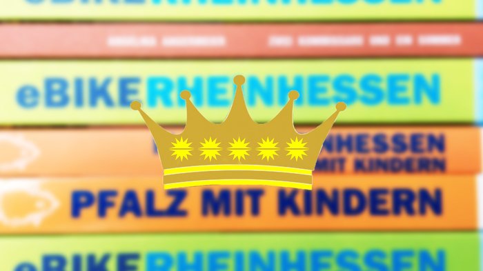 pmv-Bücher mit Krone im Vordergrund