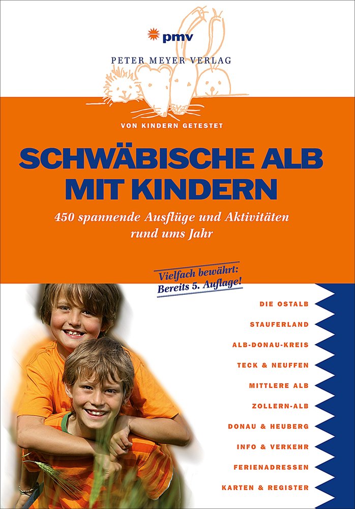 Buchcover Schwäbische Alb mit Kindern
