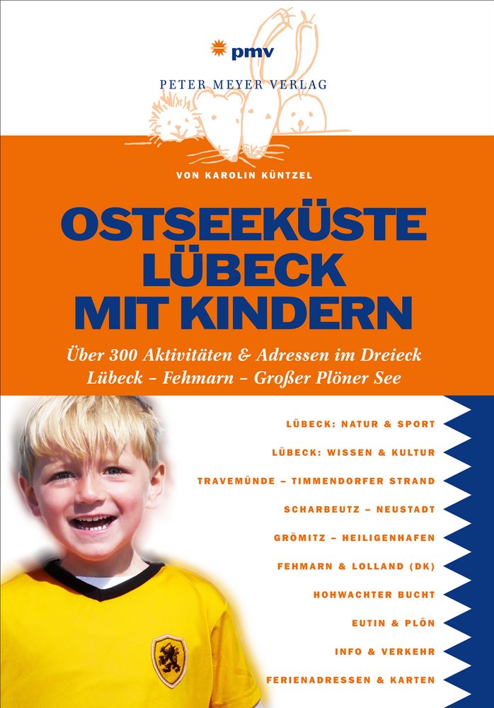 Buchcover Osteeküste Lübeck mit Kindern