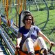 Autorin Barbara Kettl-Römer fährt auf einer Sommerrodelbahn