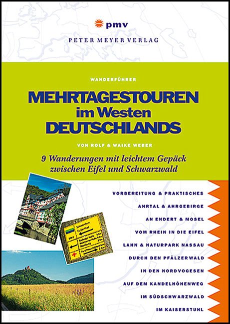 Buchcover Mehrtagestouren im Westen Deutschlands