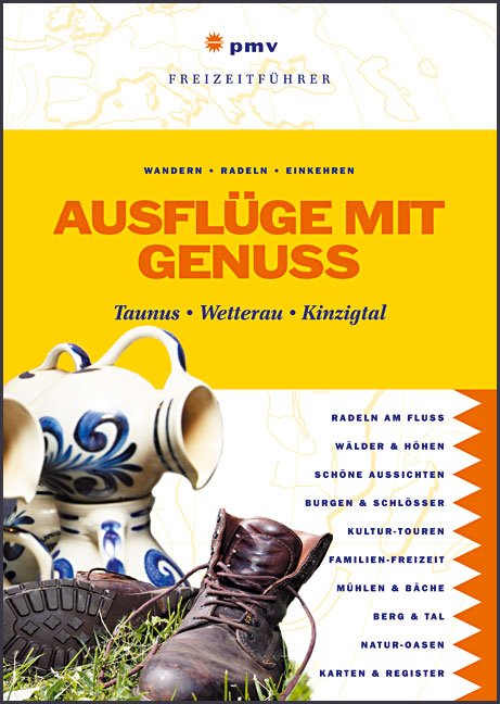 Buchcover Ausflüge mit Genuss Taunus, Wetterau, Kinzigtal