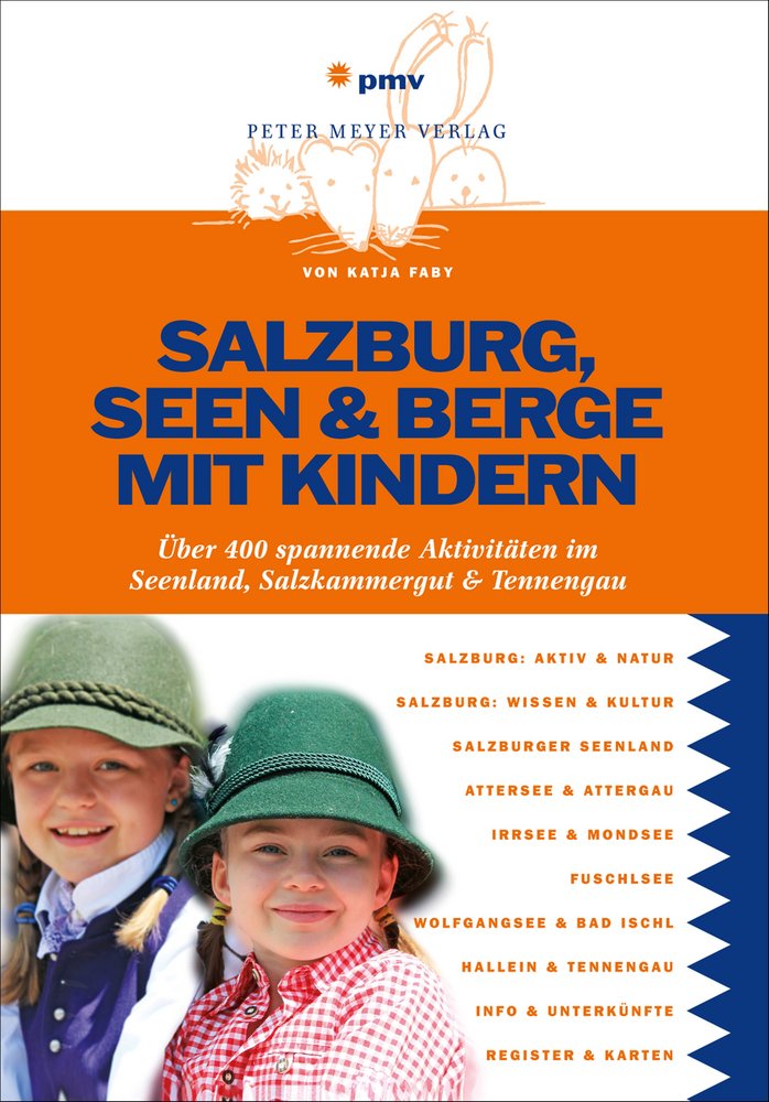 Buchcover Salzburg, Seen und Berge mit Kindern